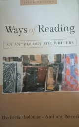 Ways of Reading: An anthology for writers