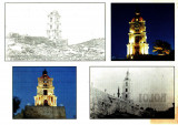 Κάρτα - Ρόδος - Roloi (clock tower) (2)