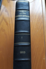 Cours d'algèbre supérieure