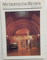 Metropolitan review march/april 1988 #A257