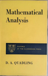 Mathematical Analysis