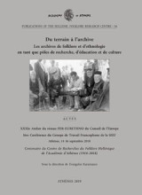 Du terrain à l’archive: Les archives de folklore et d’ethnologie en tant que pôles de recherche, d’éducation et de culture