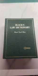 Black's Law Dictionary Revised 4th Edition
