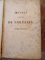 Oevres Complètes de Voltaire Théatre Tome Seconde Premier partie