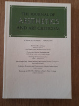 The journal of aesthetics and art criticism, vol. 68,2 (Spring 2010)