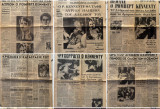 7 Εφημερίδες 5,6,7 Ιουνίου 1968 Δολοφονία Κένεντυ