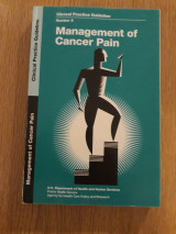 Management of cancer pain