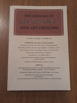 The journal of aesthetics and art criticism, vol. 58,3 (Summer 2000)