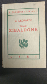 G. Leopardi dallo Zibaldone.