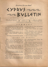 Cyprus Bulletin No.5 31 January 1956