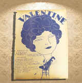 Valentine. Μουσική: R. Christine Στίχοι: Albert Willemetz (Ελληνική έκδοση Moderne: δεκ 1920) πιάνο, παρτιτούρα