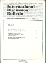 International Discussion Bulletin : Thirteenth World Congress – IDB 6