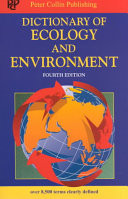 Dictionary of Ecology and the Environment
