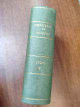 Mercure de France, δίτομο δεμένα όλα τα τεύχη 1926