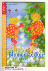 Blumenstecker aus Holz