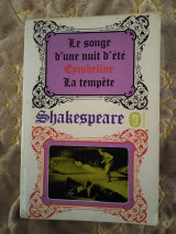Le songe d'une nuit d'été – Cymbeline – La Tempête