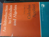 An Introduction to Calculus and Algebra