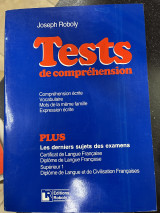 Tests de comprehension