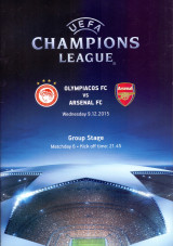 Ολυμπιακός - Άρσεναλ / Match Program – Champions League 2015-2016