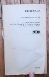 Érotiques. Revue ď esthetique, n 1-2 1978
