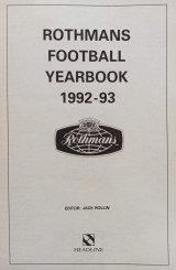 Rothmans Football Yearbook 1992-1993