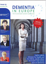 Dementia in Europe ( The Alzheimer Europe Magazine) Issue 23 November 2016
