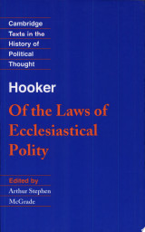 Hooker: Of the Laws of Ecclesiastical Polity