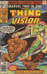 Marvel Two-in-one No 39 - The Thing and the Vision