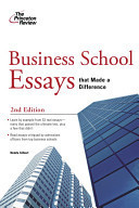 Business School Essays that Made a Difference
