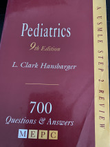 Pediatrics 700 questions and answers