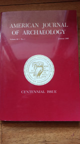 American Journal of Archaeology, vol 89, No 1
