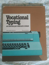 Vintage 70s Vocational Typing Fielding/Gregg 2nd Ed 1979 Hardcover Australian
