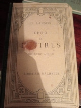 Choix de lettres