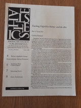 American Society for Aesthetics Newsletter, vol. 21,1 (Fall 2001)