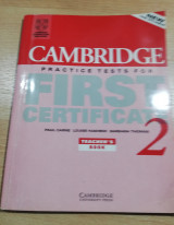 Cambridge practice for first certificate 2 teacher's book