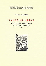 Karamanlidika: Nouvelles additions et compléments