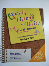 Speak, listen and write for B class teacher's book