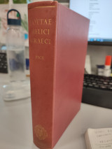 Poetae Melici Graeci, Edited by D. L. Page