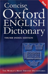 Concise Oxford English Dictionary Thumb Index Edition