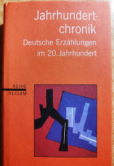 Jahrhundertchronik: Deutsche Erzählungen im 20. Jahrhundert