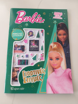 Barbie Γιορτινές στιγμές: Χρωμοσελίδες με Puffy Αυτοκόλλητα