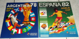 2 Panini albums Argentina 78-Espana 82 (Reprint) world cup