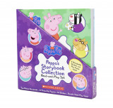 Peppa Pig Storybook Collection Read and Play Set 2 Storybooks, Stickers and Play Scenes
