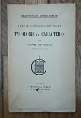 Typologie et caracteres