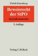 Beweisrecht der StPO