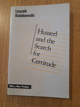 Husserl and the Search for Certitude