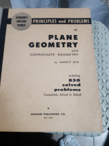 Plane Geometry ,Schaum's Outline ,principles and Problems