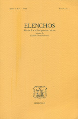 Elenchos – 2014, 1 [Rivista di studi sul pensiero antico]