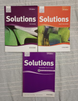 3 βιβλία Αγγλικών της σειράς Solutions της Oxford University Press