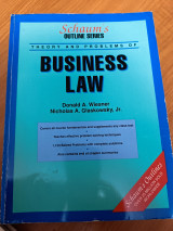 Schaum's Outline of Theory and Problems of Business Law